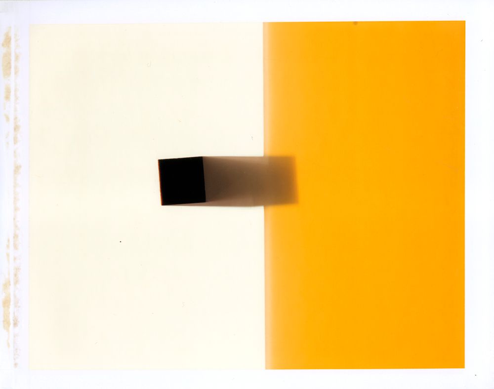 square shadow, yellow
