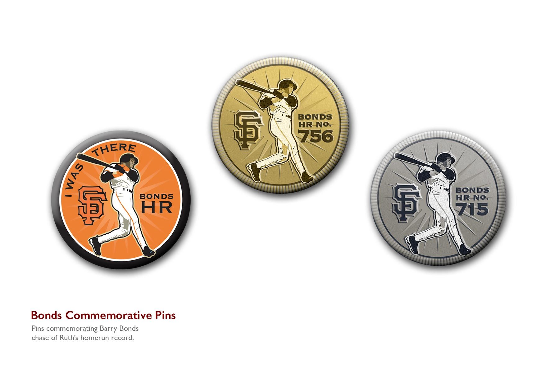 Bonds Homerun Pins