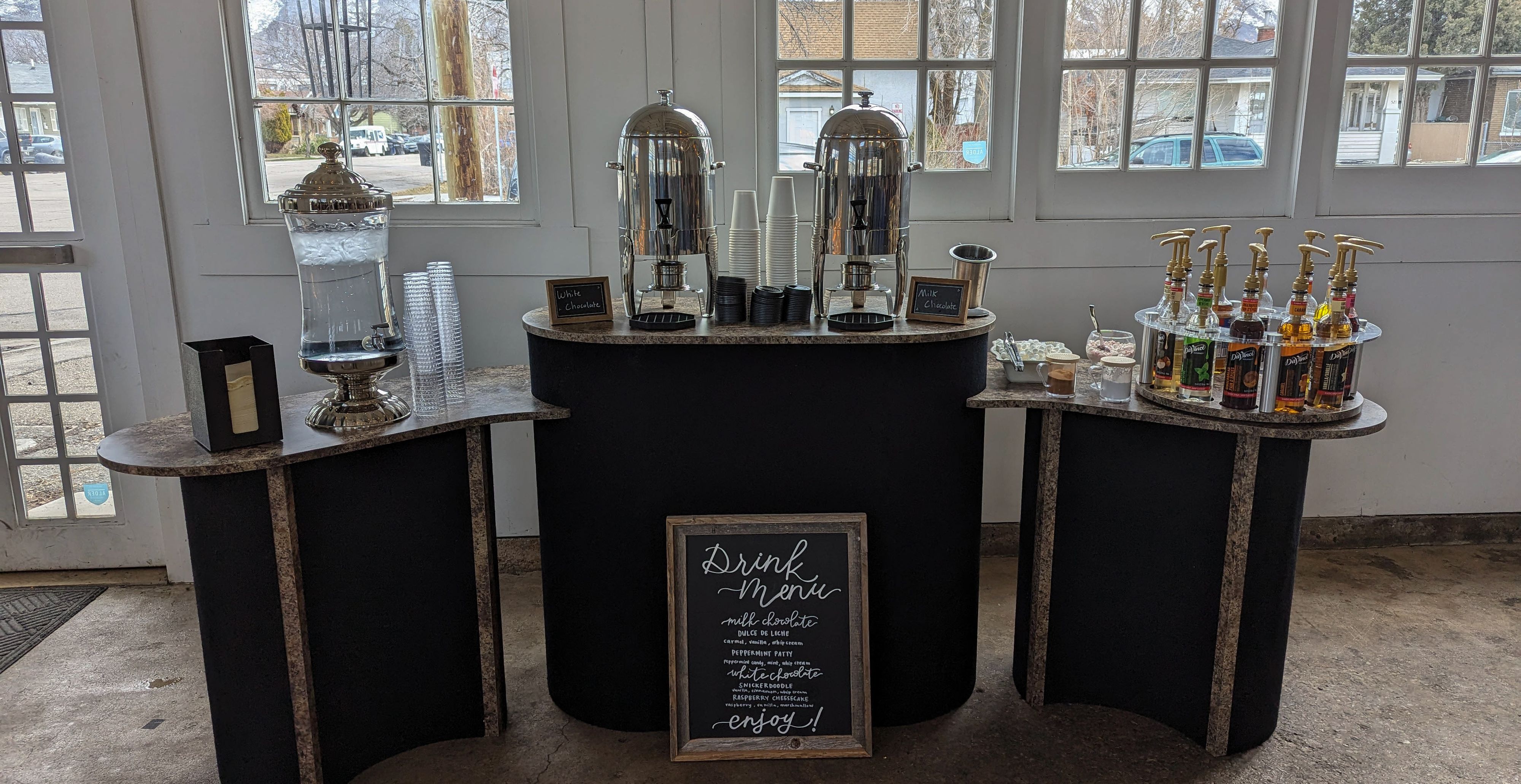 Hot cocoa catering