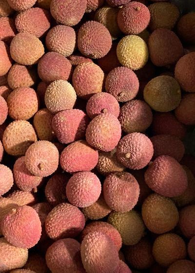Lychees Photo Composition | Food Photography  | Prop Styling Los Angeles