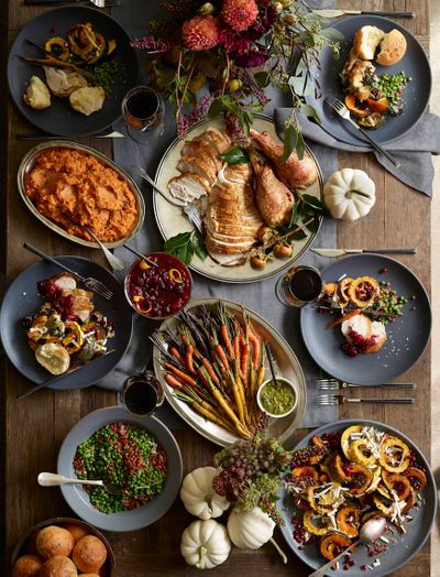 Thanksgiving Dinner Table | Food Photography | Prop Styling Los Angeles