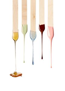 Dripping Wax | Swatches | Product Photography | Cosmetic Styling Los Angeles