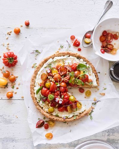 Tomato Tart | Food Photography  | Prop Styling Los Angeles