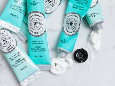 LaChatelaine Hand Cream Composition  | Product Photography | Cosmetic Styling Los Angeles
