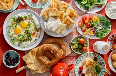 Mediterranean Breakfast | Simit | Tea | Amy Paliwoda prop stylist | Ivan Solis | Cookbook