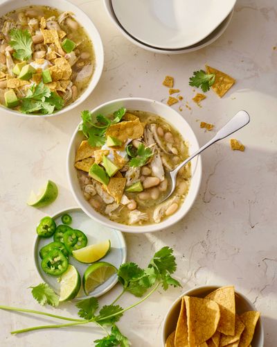 Mexican food beans with chips