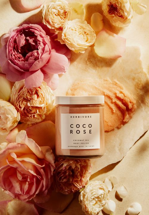 Herbivore Coco Rose Body Polish | Product Photography | Cosmetic Styling Los Angeles