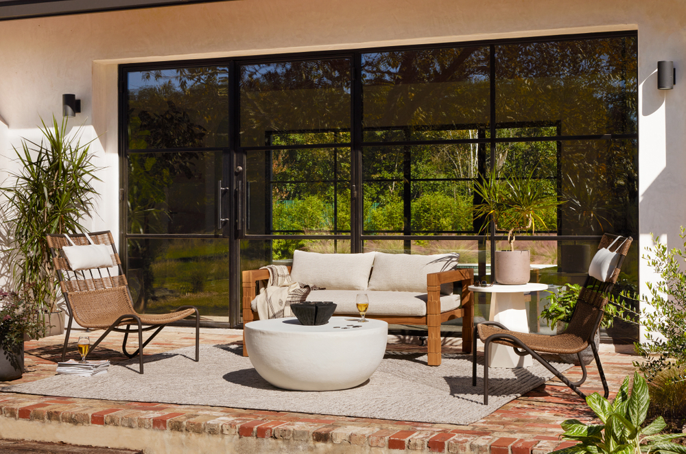 four hands patio photographed by George Barberis Four Hands Patio