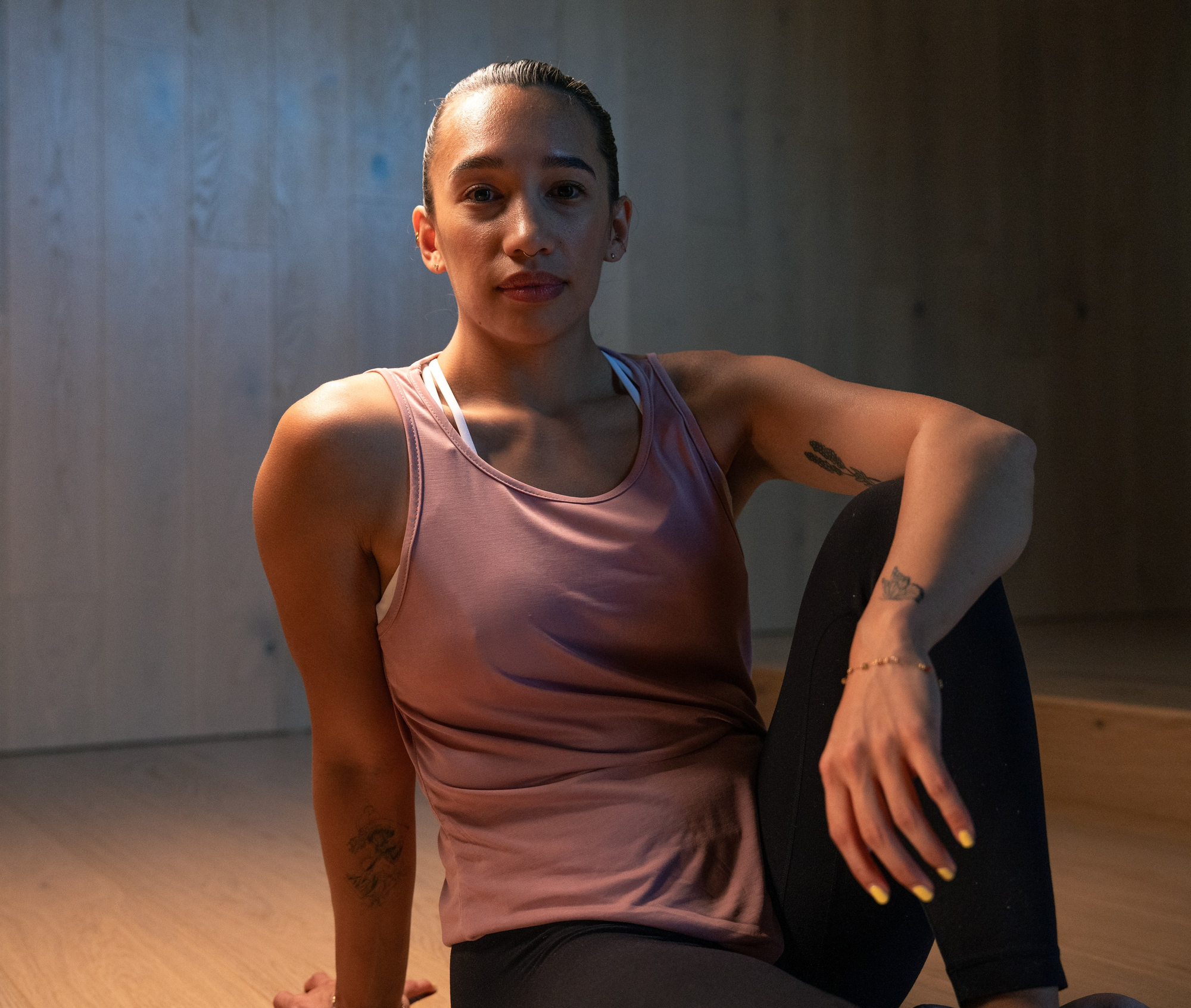 portrait of a yoga instructer 