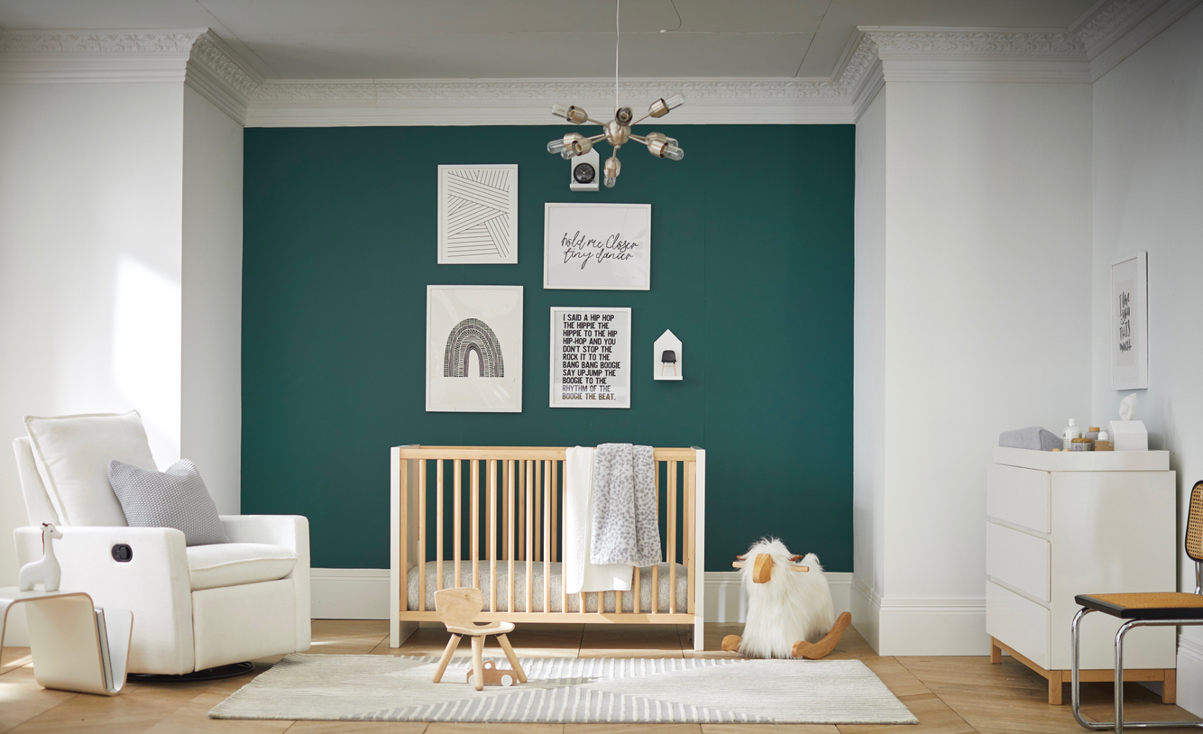 Clean and simple baby room ideas