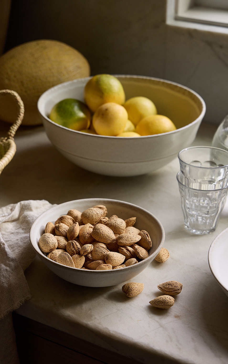 bowl of lemons still life 