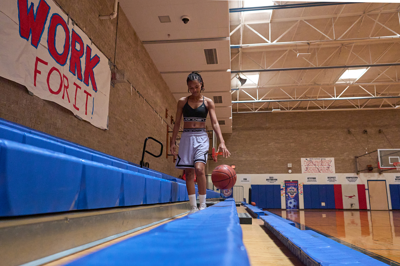 TROY NEBEKER GIRL PLAYING BASKETBALL
