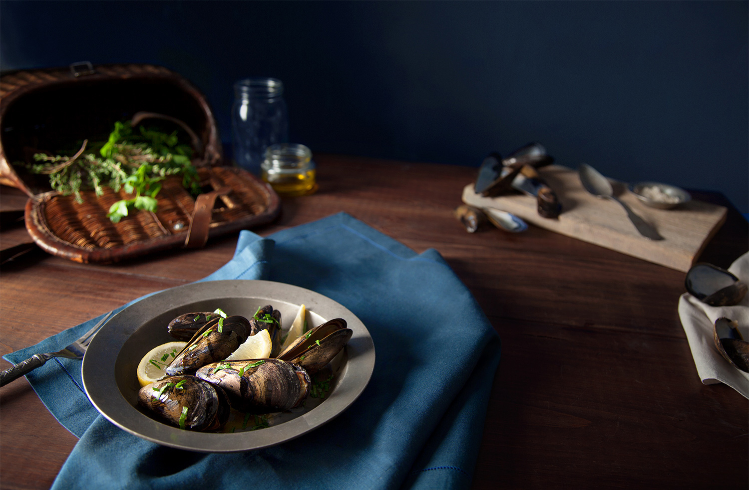 Mussels Food Photography by George Barberis of Sally Bjornsen Represents Med-Stilllife-3889b.jpg