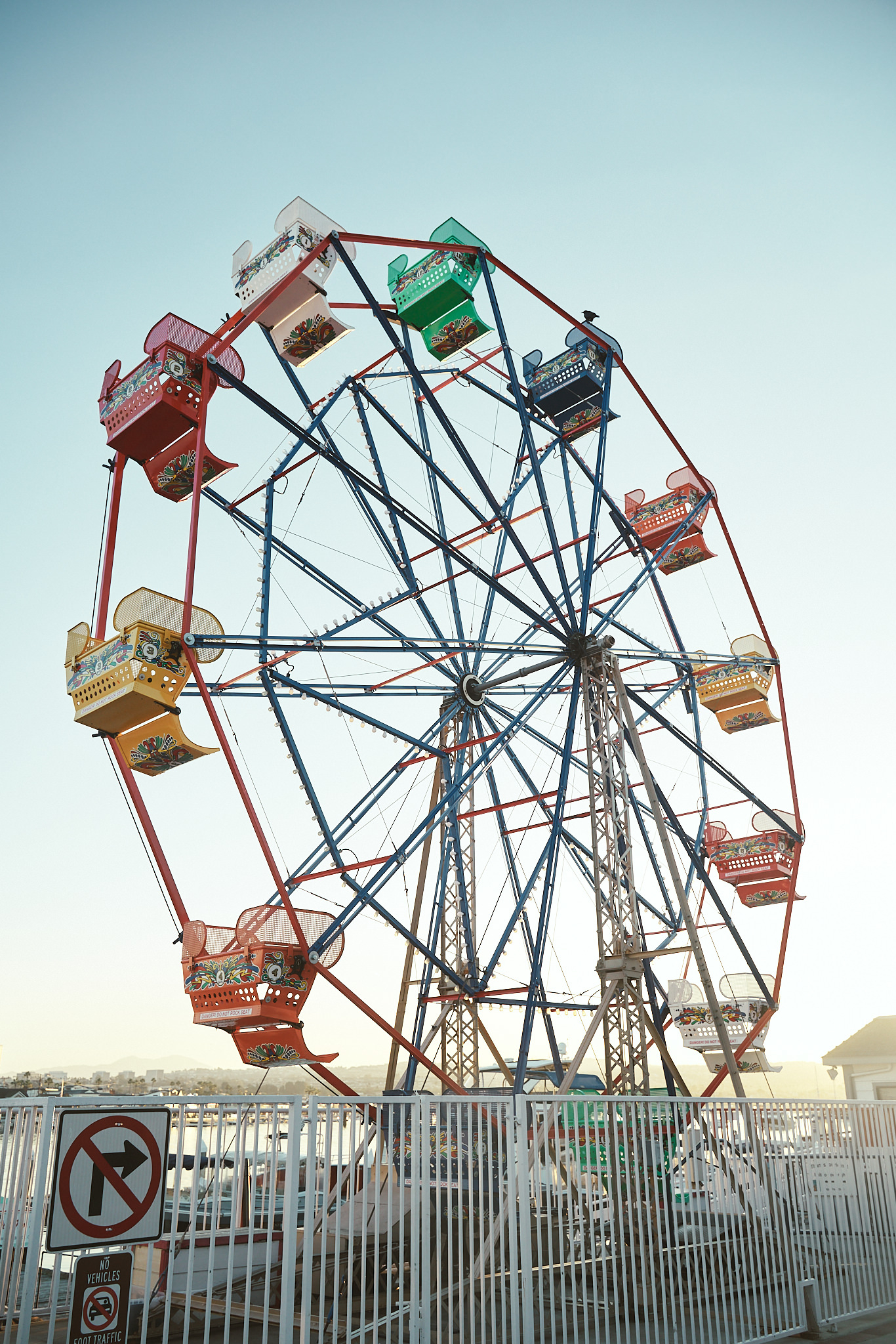 ferris wheel on the boardwalk 