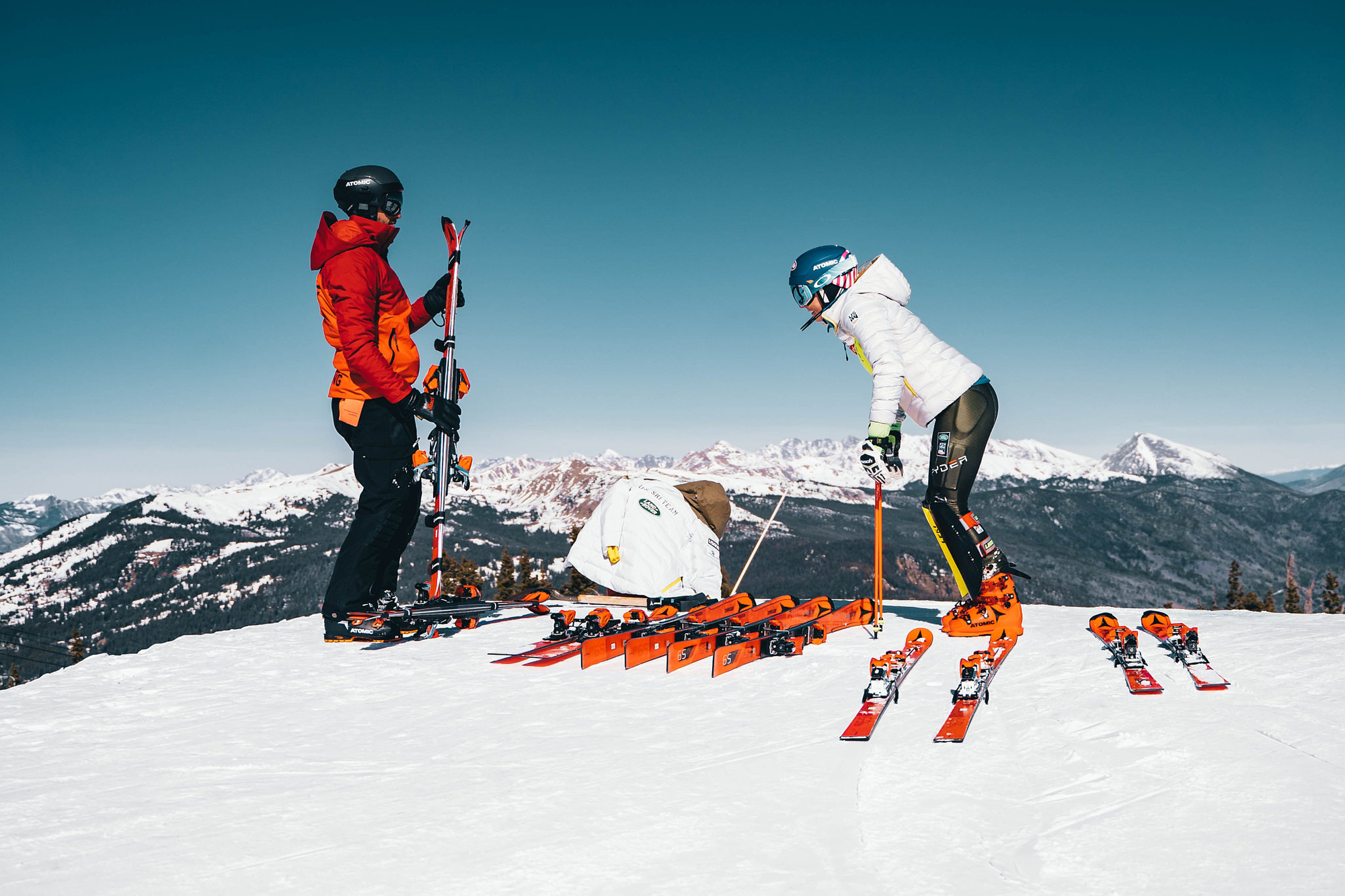 Max Hall for Mikael Shiffrin, the most decorated American alpine skier in World Championships history