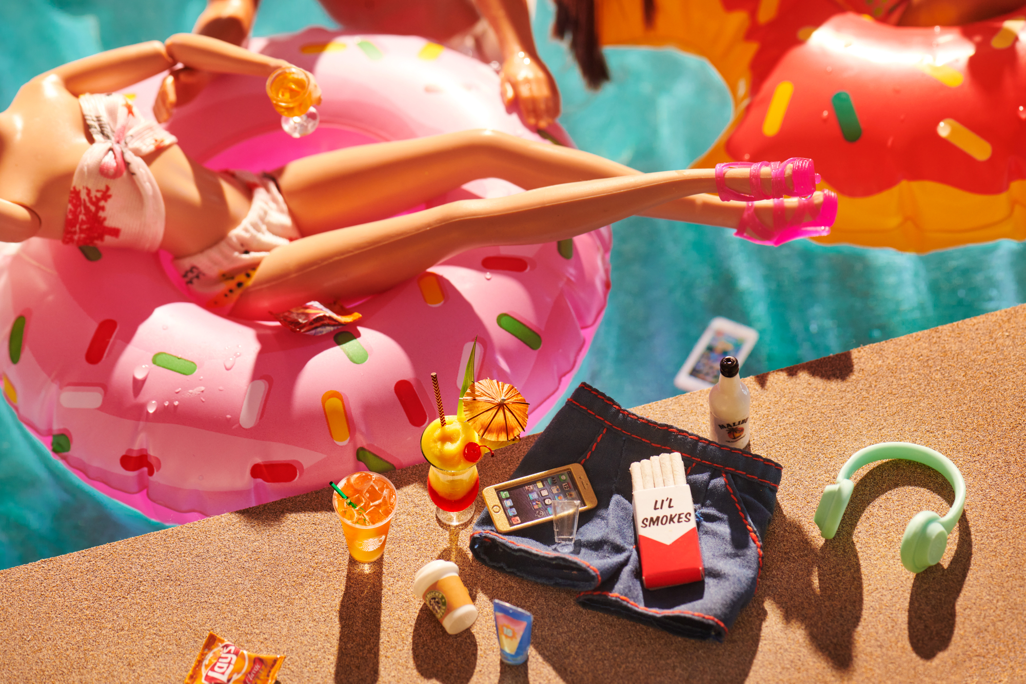 Food Photographer Sarah Flotard, Barbie and Ken Barbie and Ken Poolside
