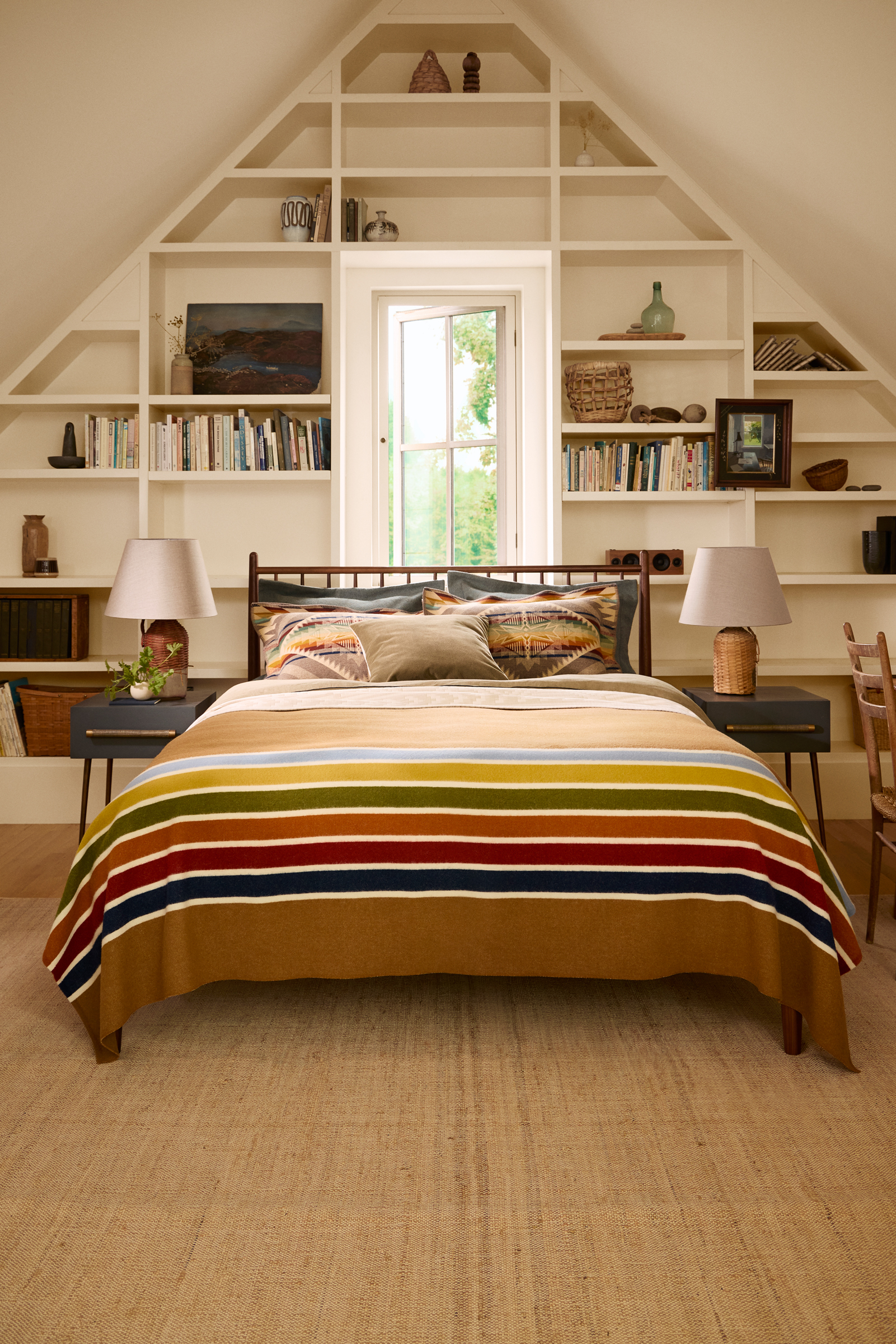 cozy cottage loft bedroom 