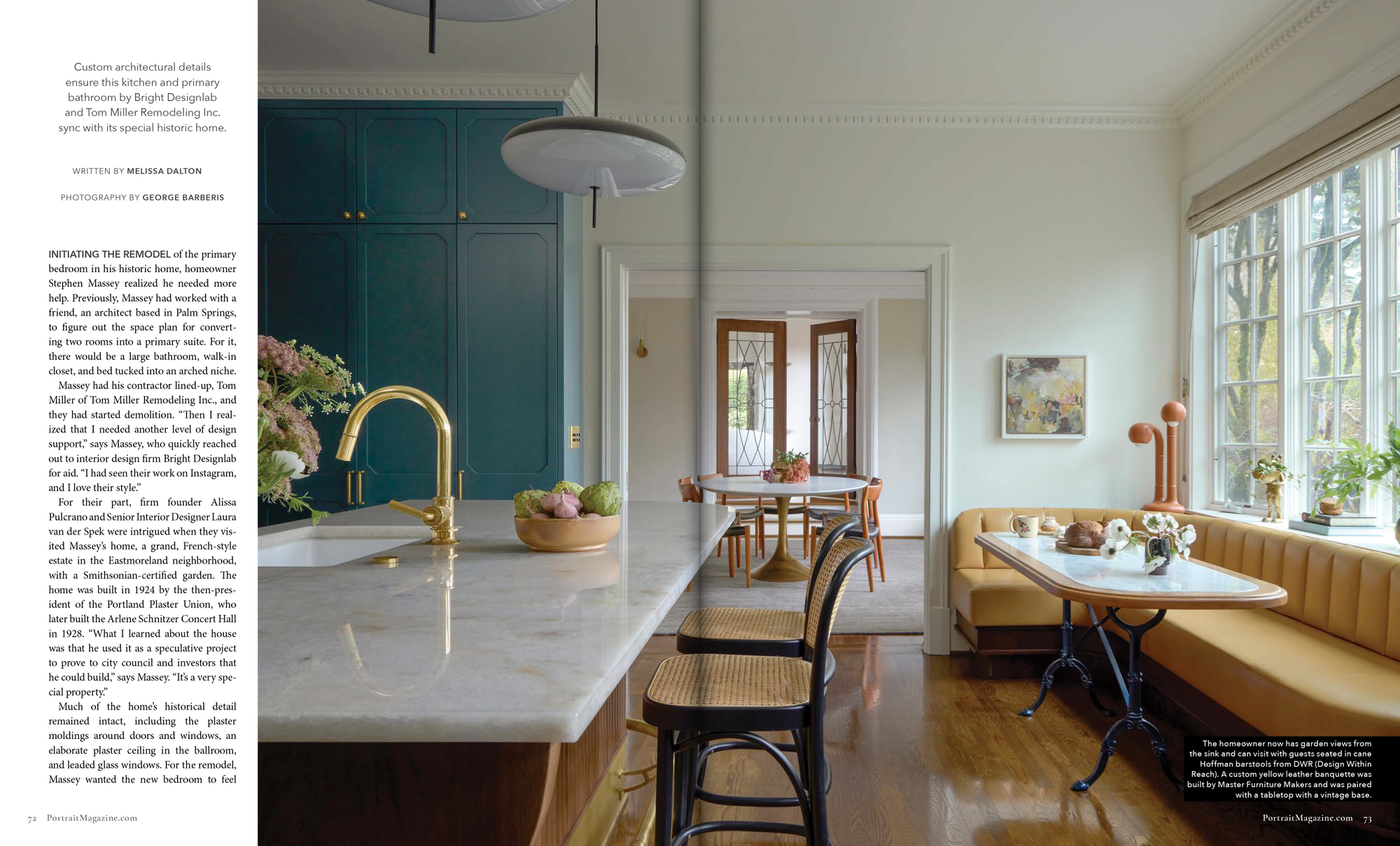 kitchen and dining interior photography by george barberis 