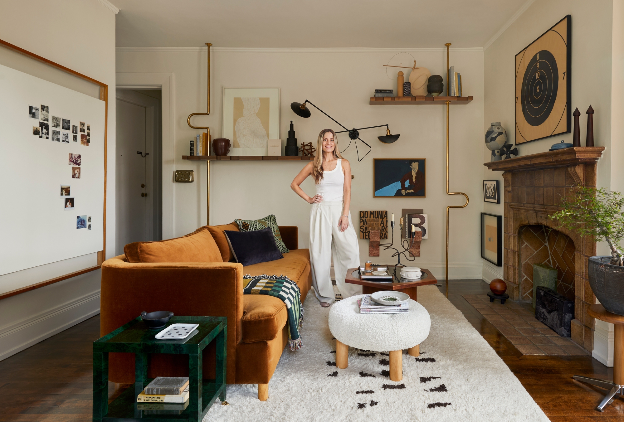 eclectic aesthetic living room styled by seattles best interiors stylist Emily Bowser 