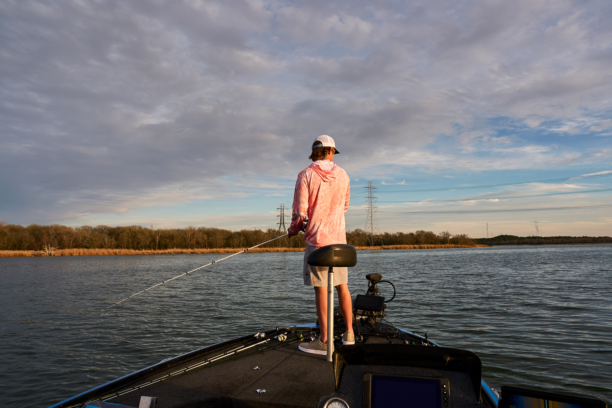 summer sunset fishing 