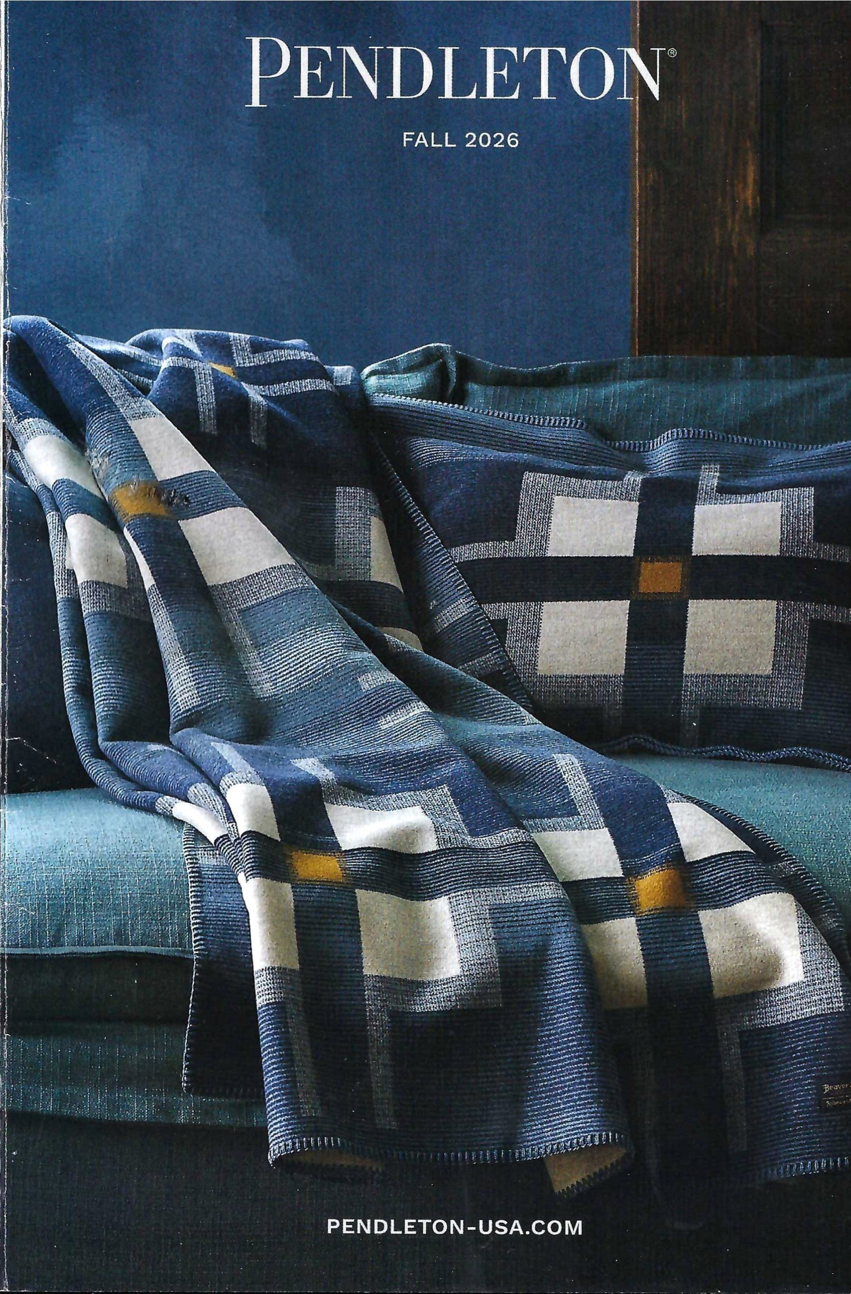cozy blue wool blanket