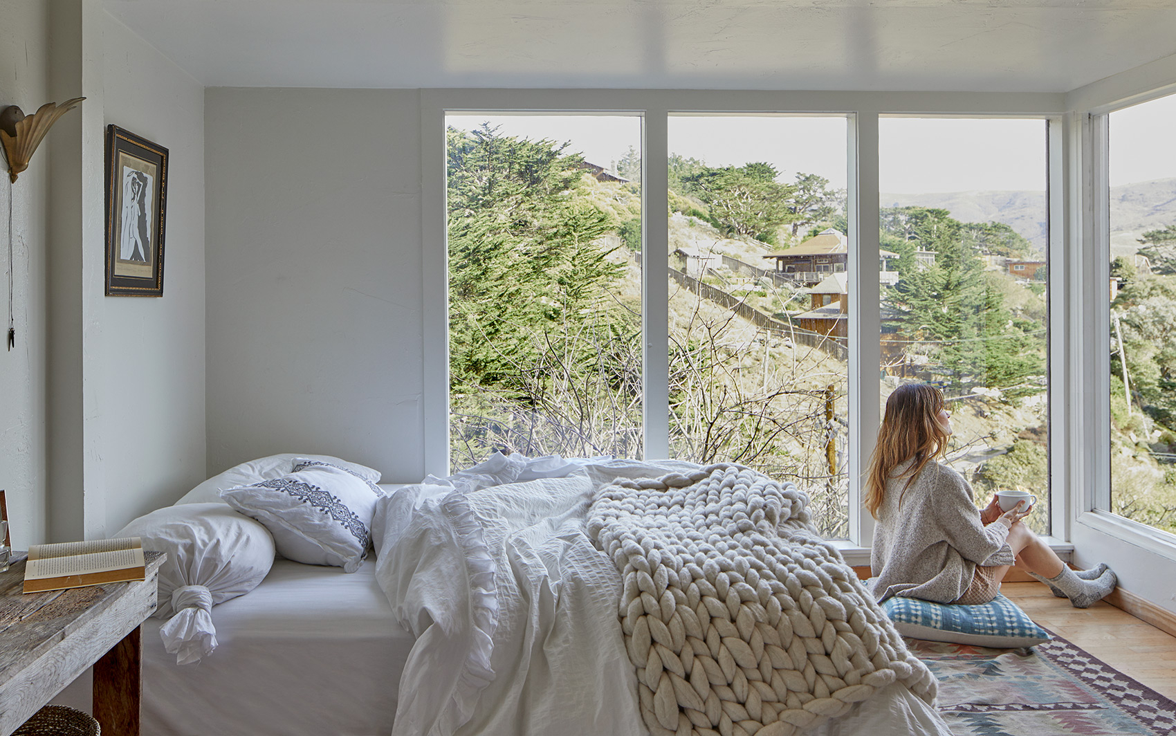 Marin County California Bedroom Lady Coffee Interior Photography by George Barberis of Sally Bjornsen Represents Bedroom_Ciana_Marin_County_15467Finb.jpg