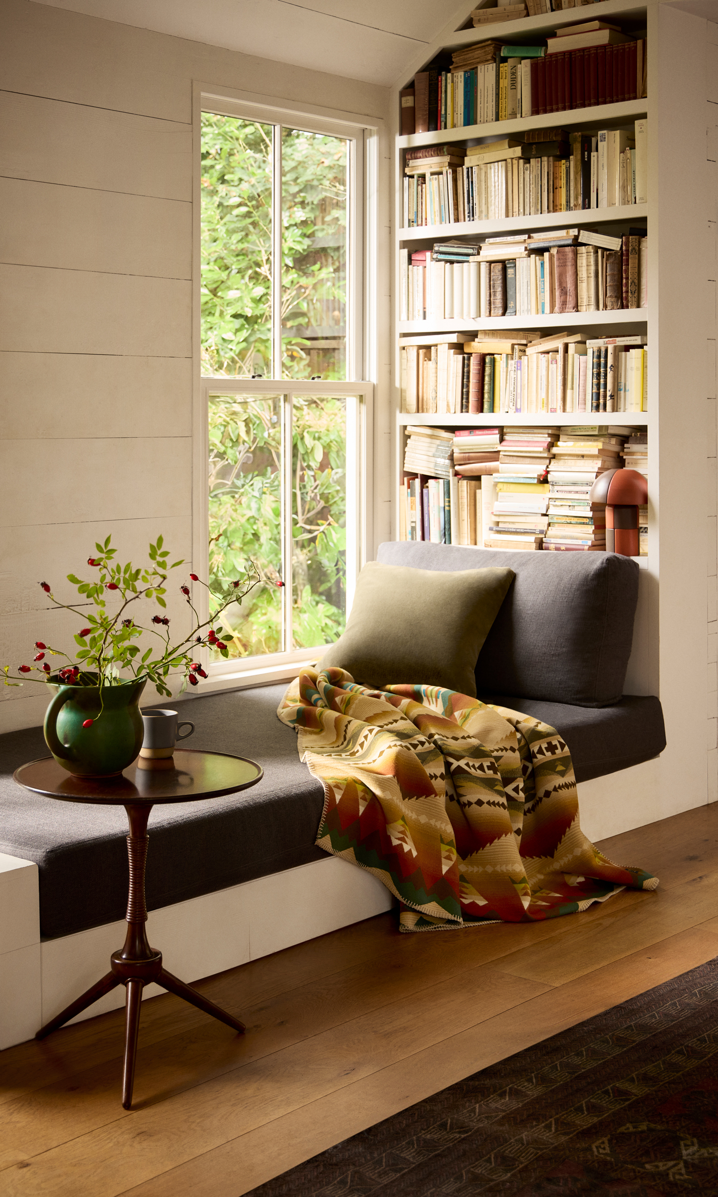 Book Nook with Pendleton Throw