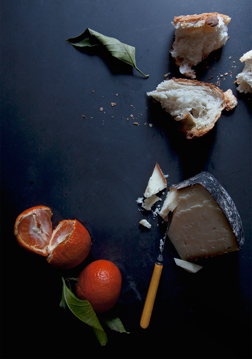 Clementines Cheese and Bread Food Photography by George Barberis of Sally Bjornsen Represents Clementines.jpg