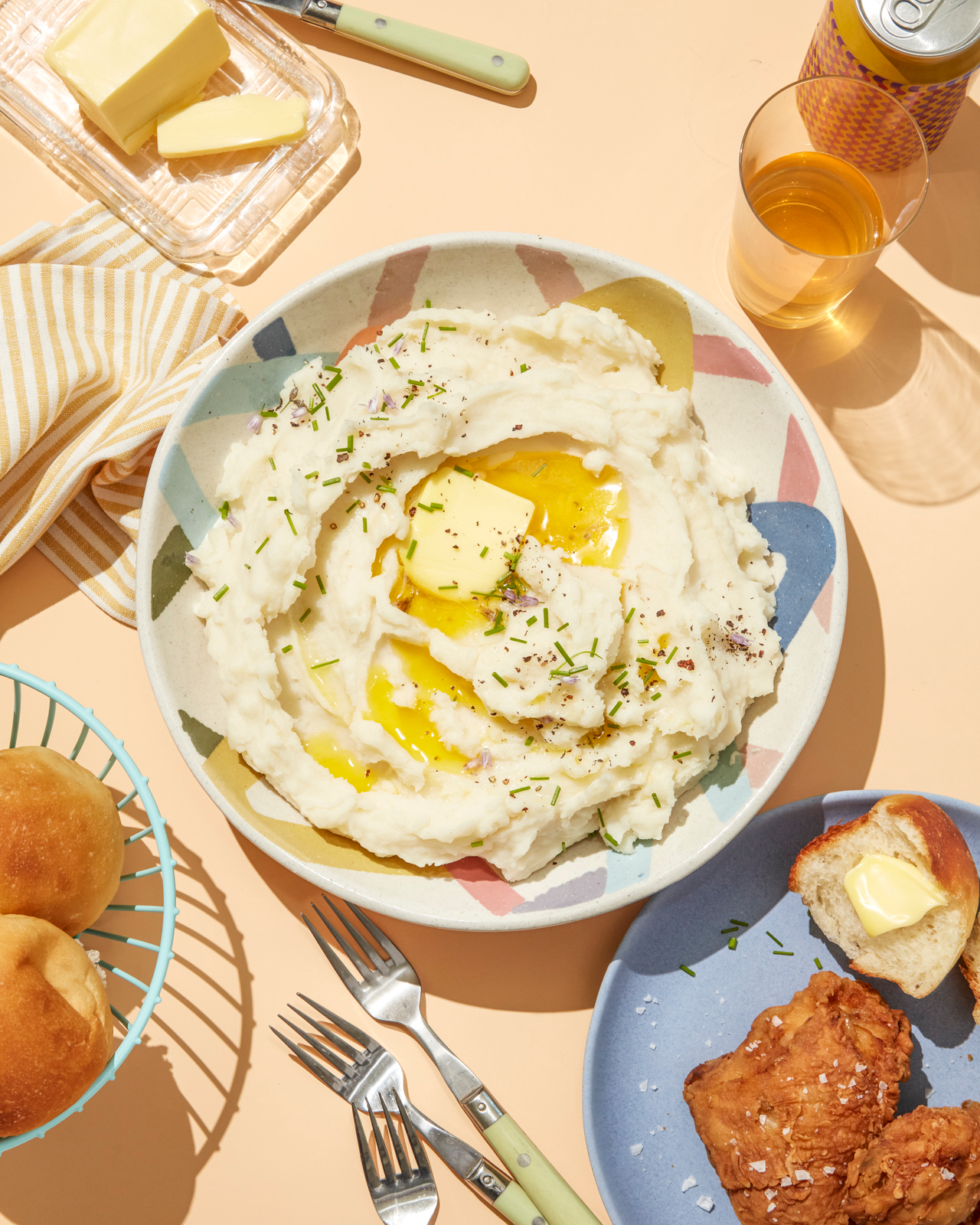 Warm, soft and pastel color palette