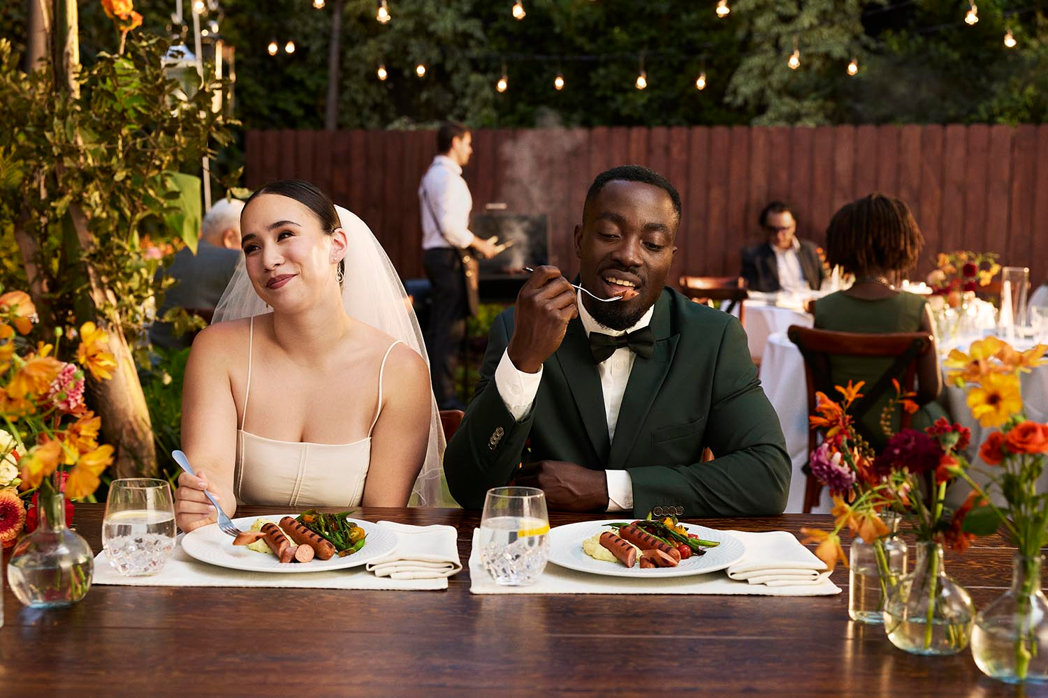 Hot dogs for wedding, best food photographer in Austin hot dogs for the wedding