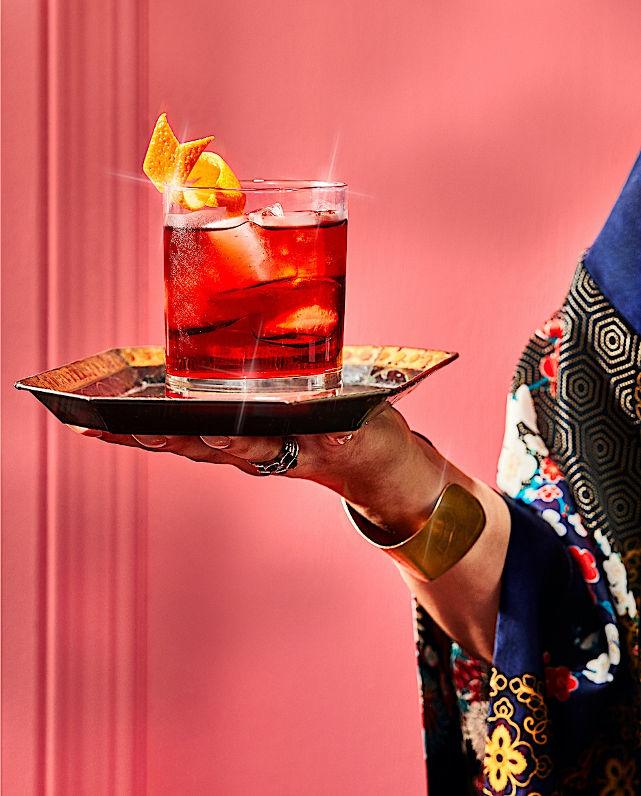 Gorgeous red cocktail 