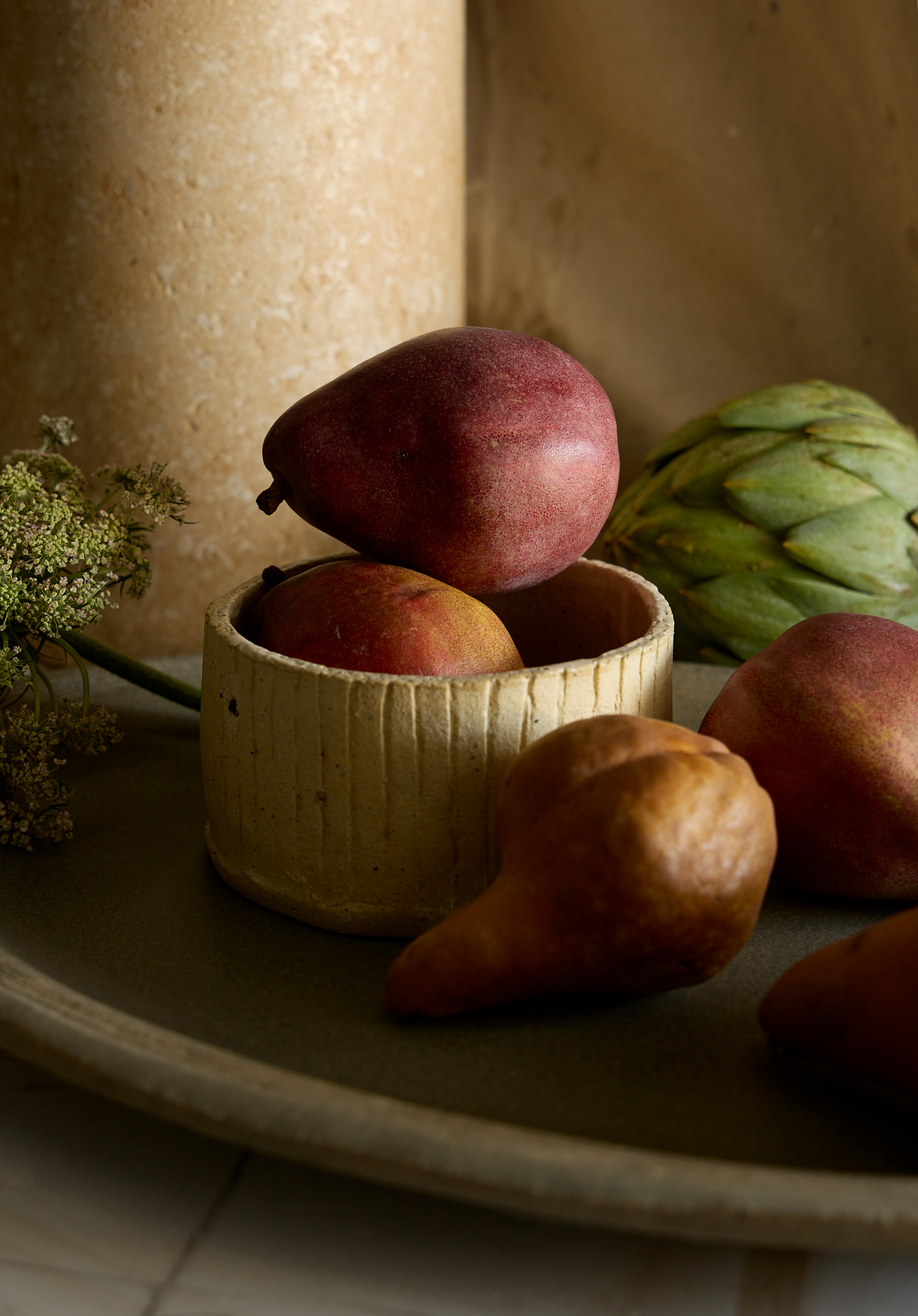 mangos pears and artichokes good connections