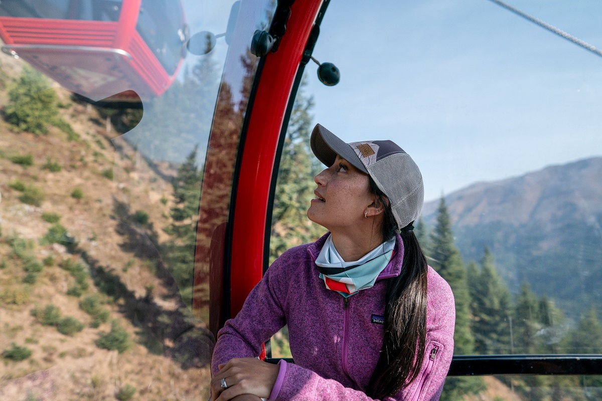 Red Gondola Crystal Mountain Chair Life