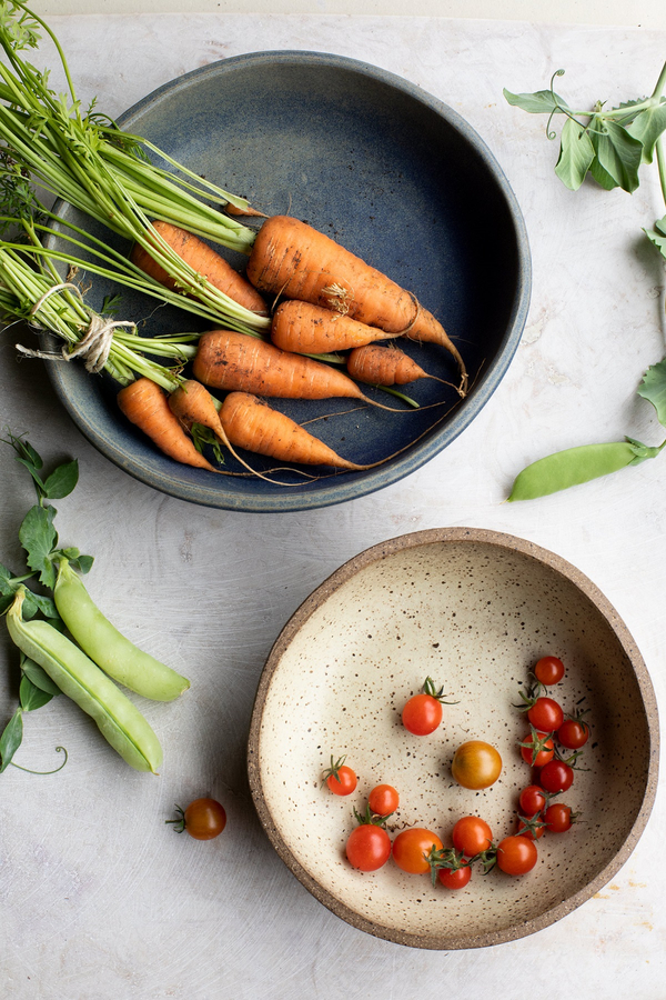 the best food photographer on the west coast. George Barberis, carrots and tomatoes. Carrots and tomoatoes
