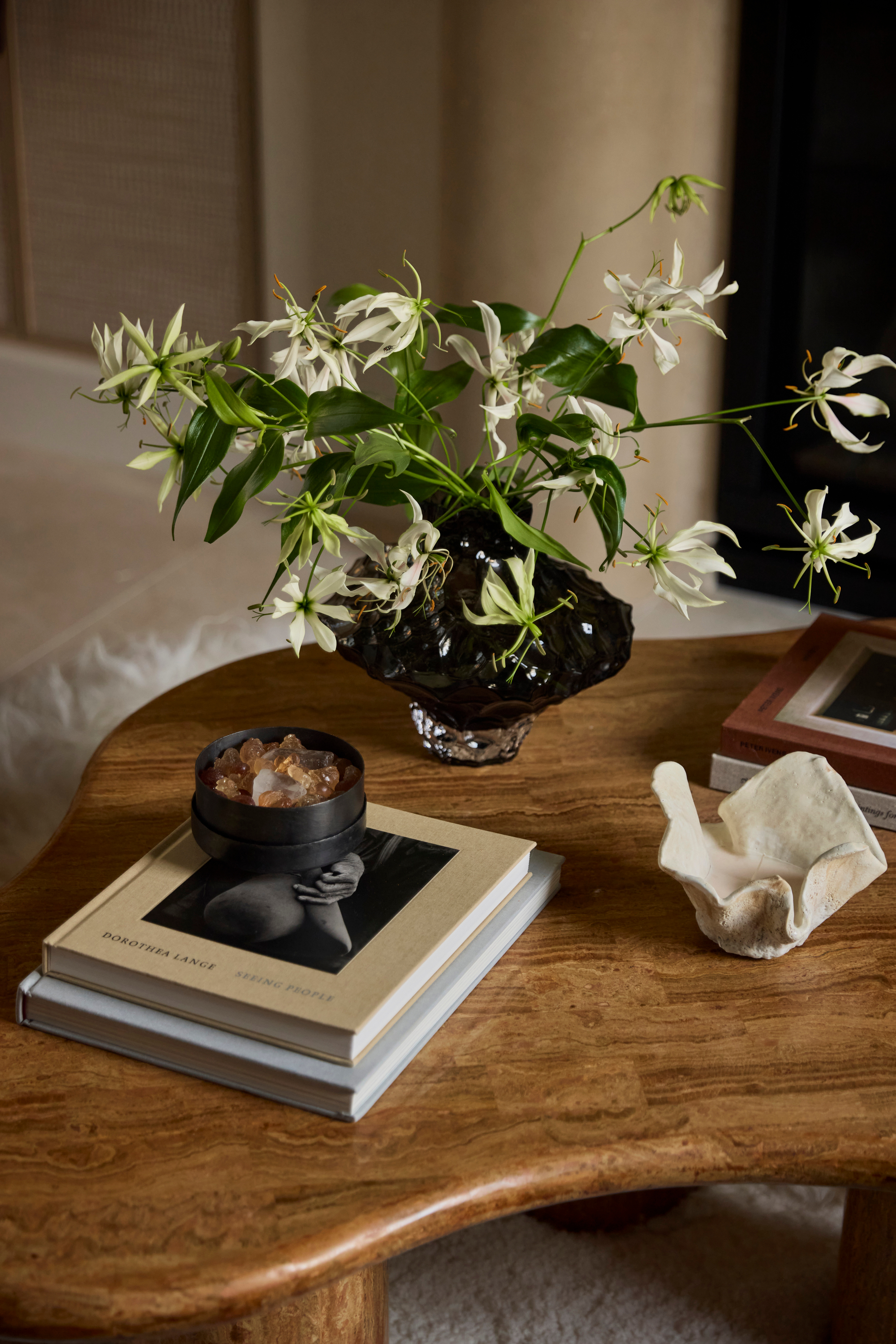 coffee table styling by Emily Bowser - Seattle's best interior and soft good stylist. Commercial, editorial, lifestyle. 