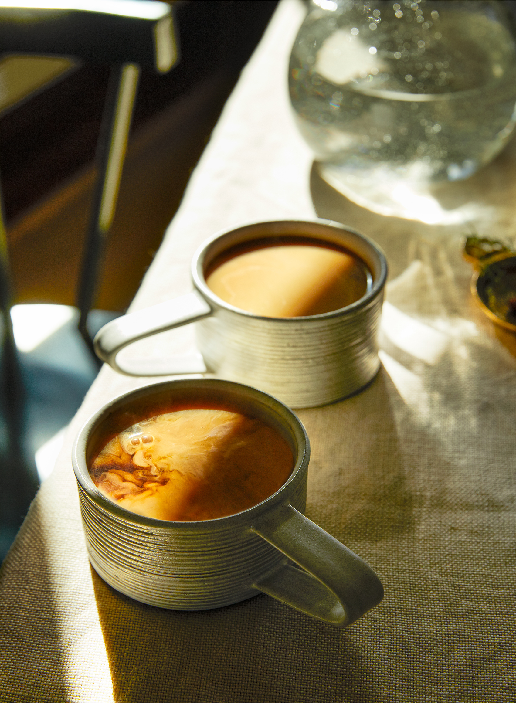 Afternoon coffee food styling