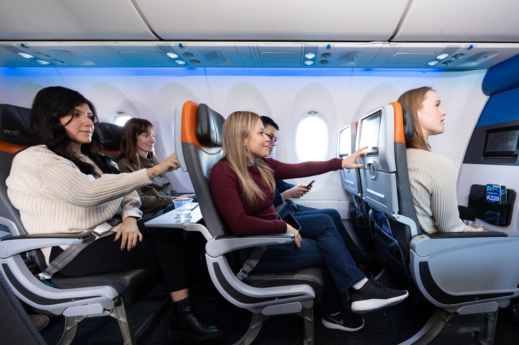 Jet Blue Airplane Interior 