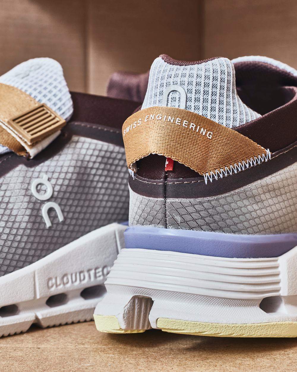 Adaptable and versatile shoe with cloudtec technology, Hoka, Nike, comfort in the nature and the city, best running shoe photography Gorgeous Fabric detail and layered sole