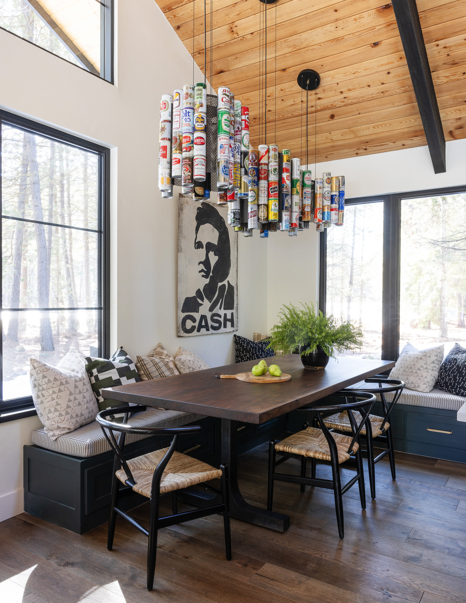 Interior of Bend Oregon Cabin