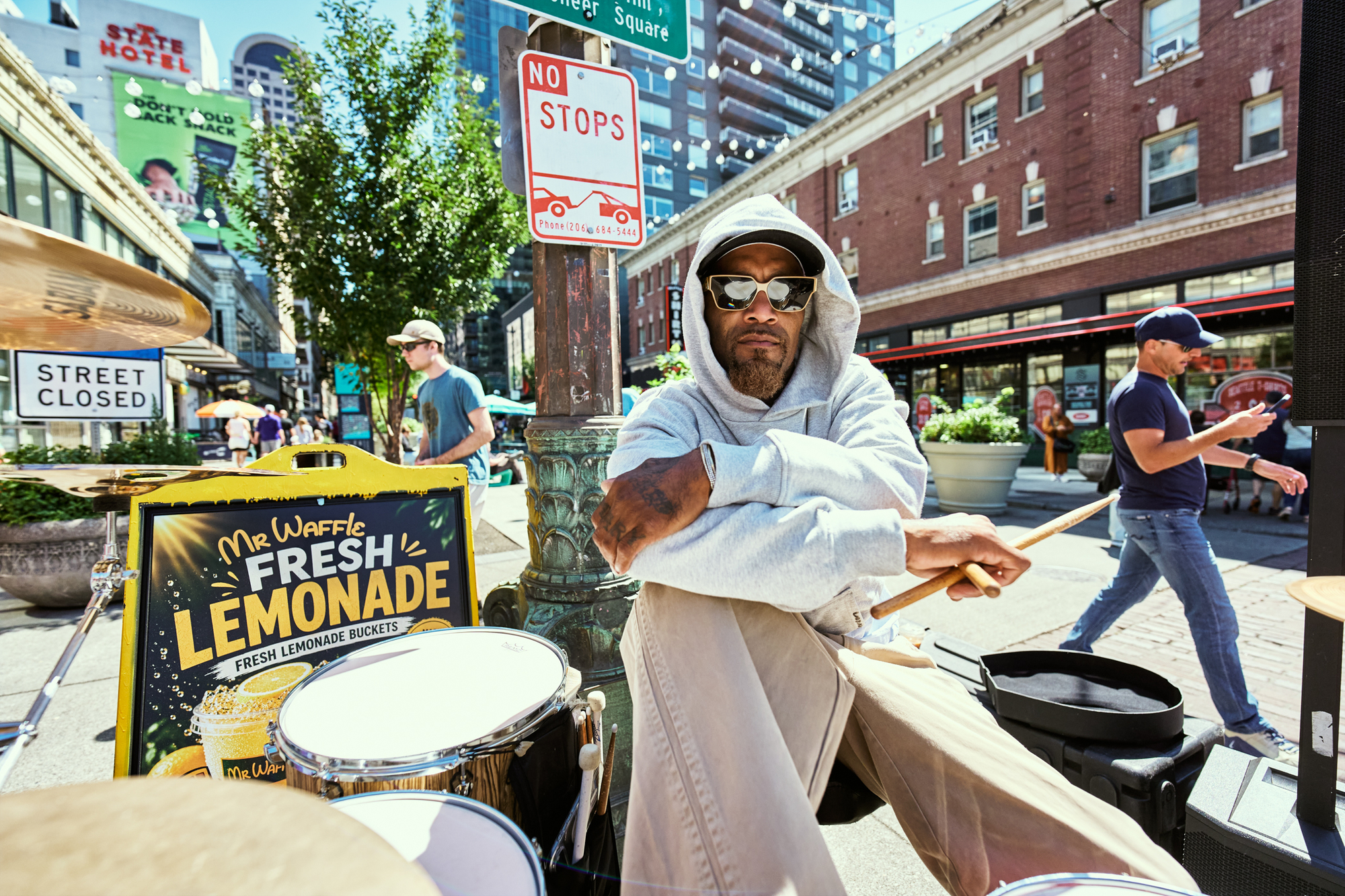 Music in PIke Place Market