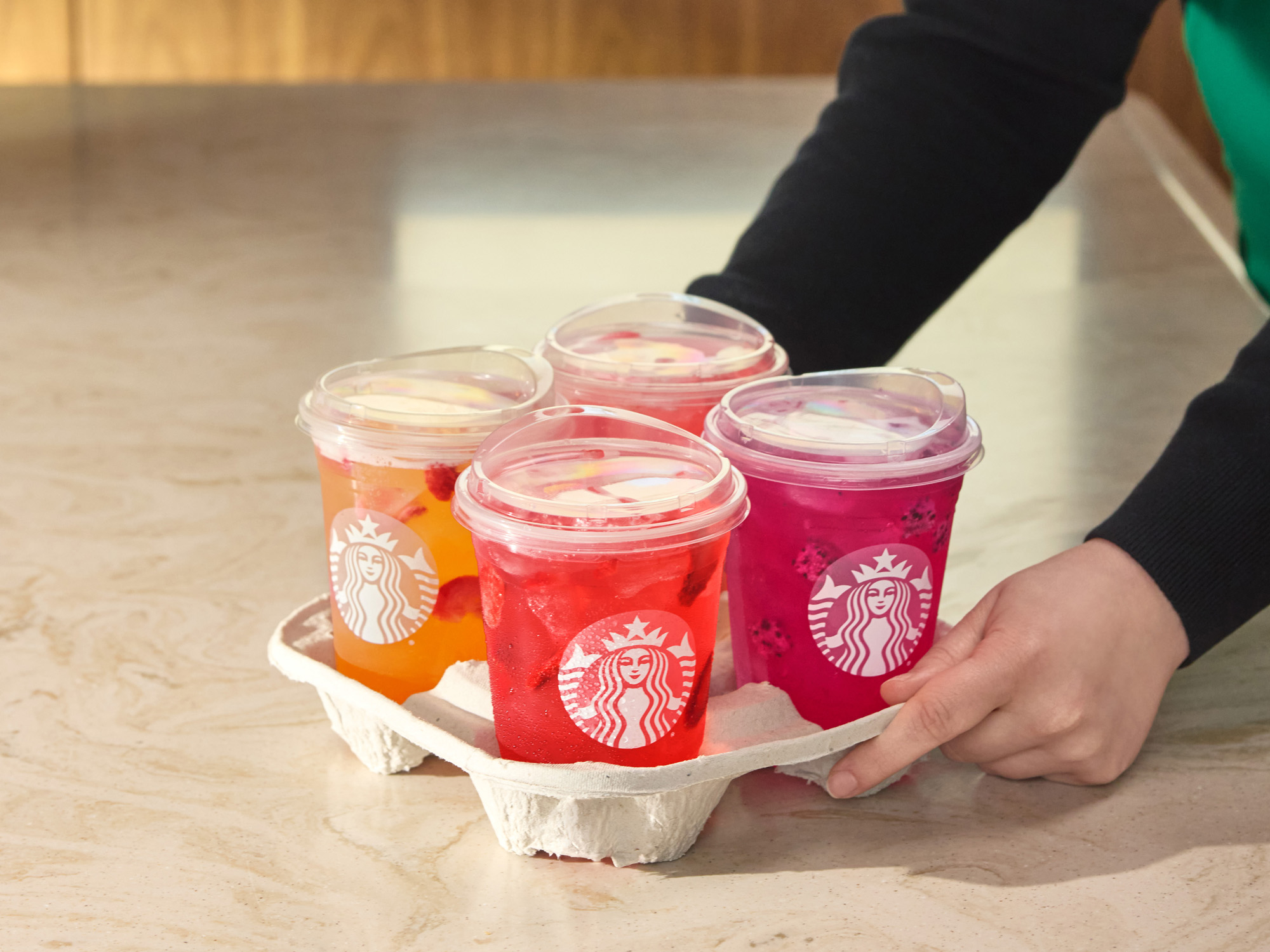 starbucks acai refresher variety spring launch 