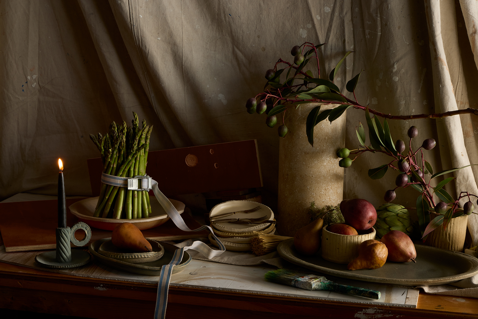assorted vegetables on table top good connection by george barberis