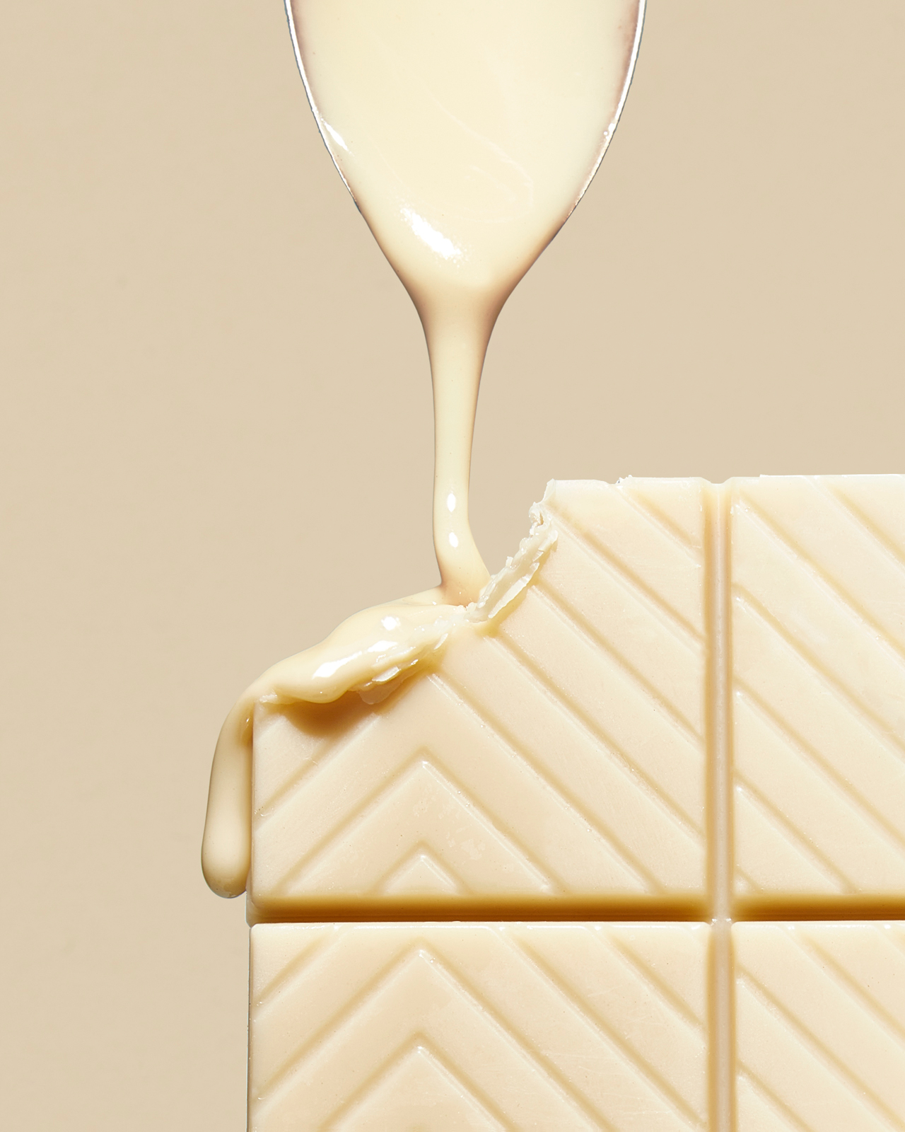 Pouring White Chocolate 