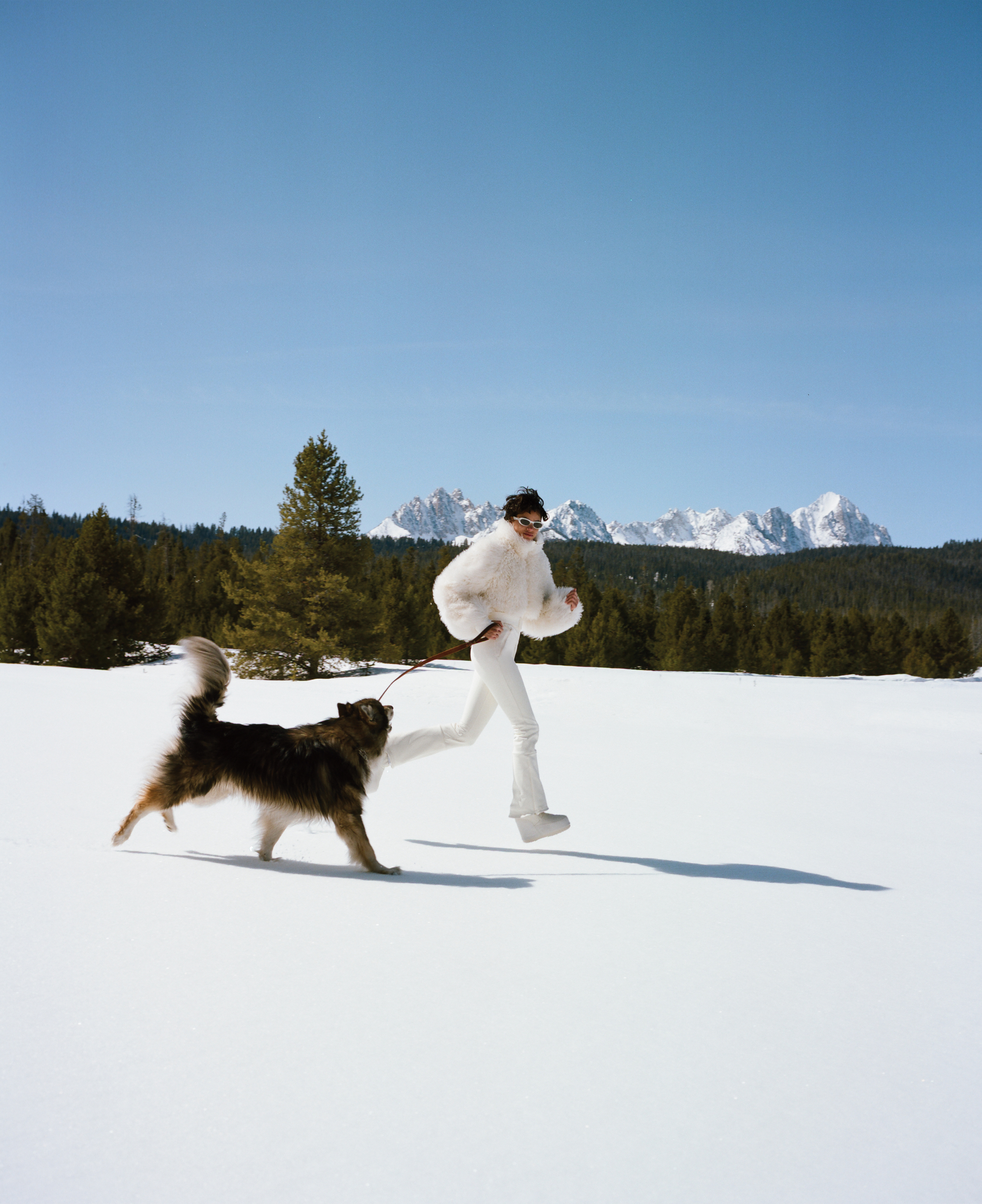 Running in the mountains 