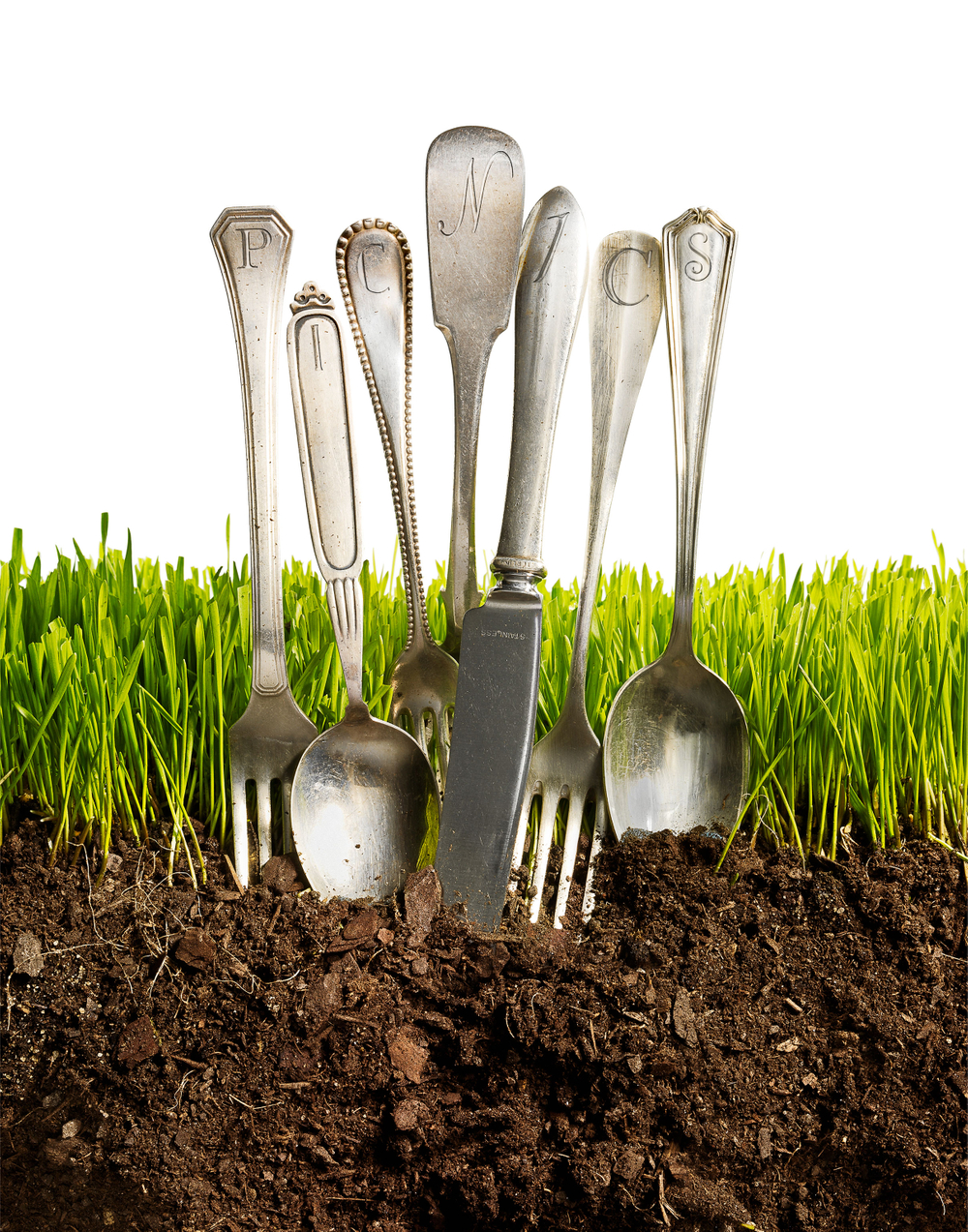 Forks, Spoons and Knives Creative advertising retouching