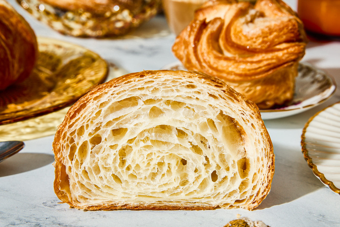spiral croissant inside crumb shot by Knoxy Knox 