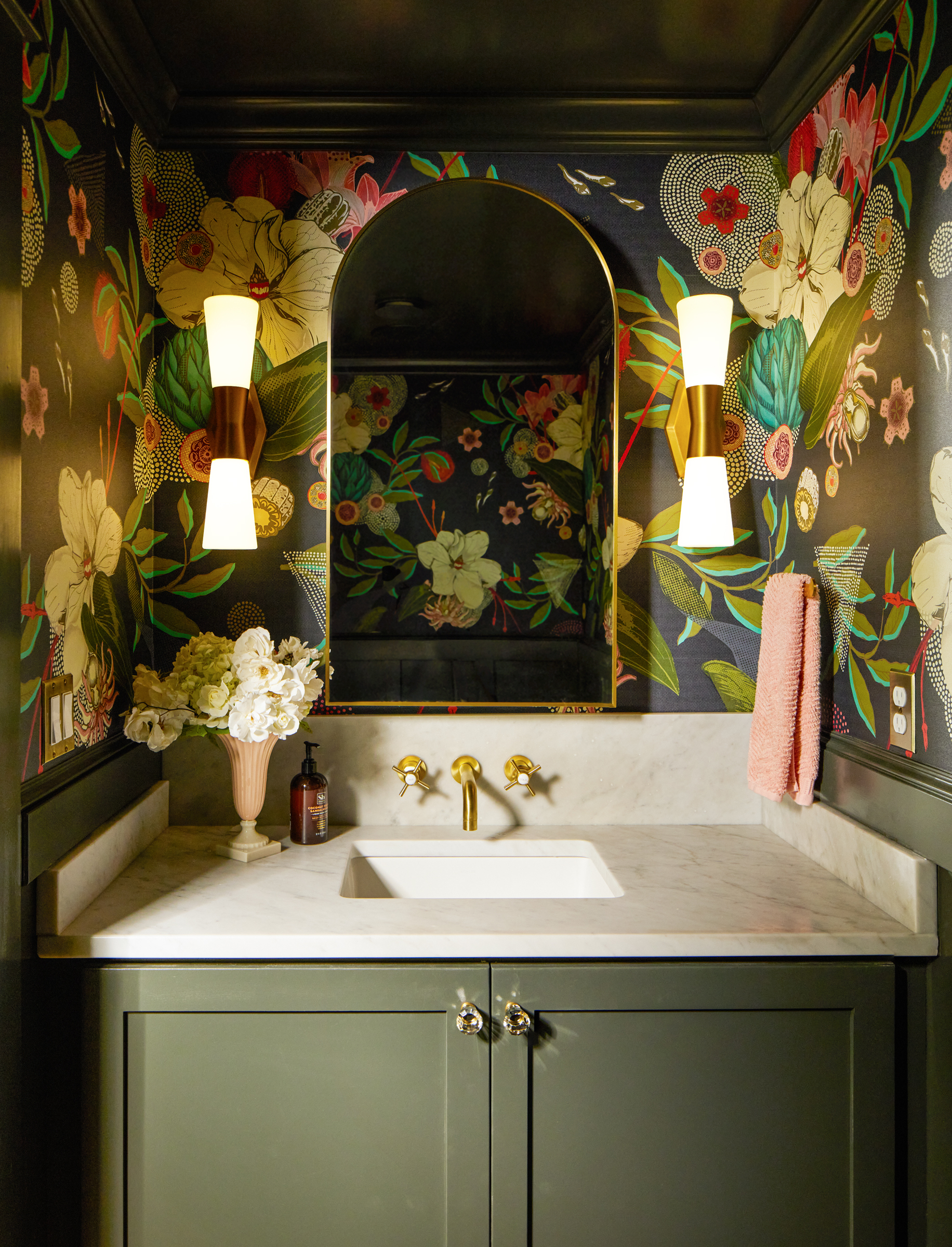 Floral Bathroom 