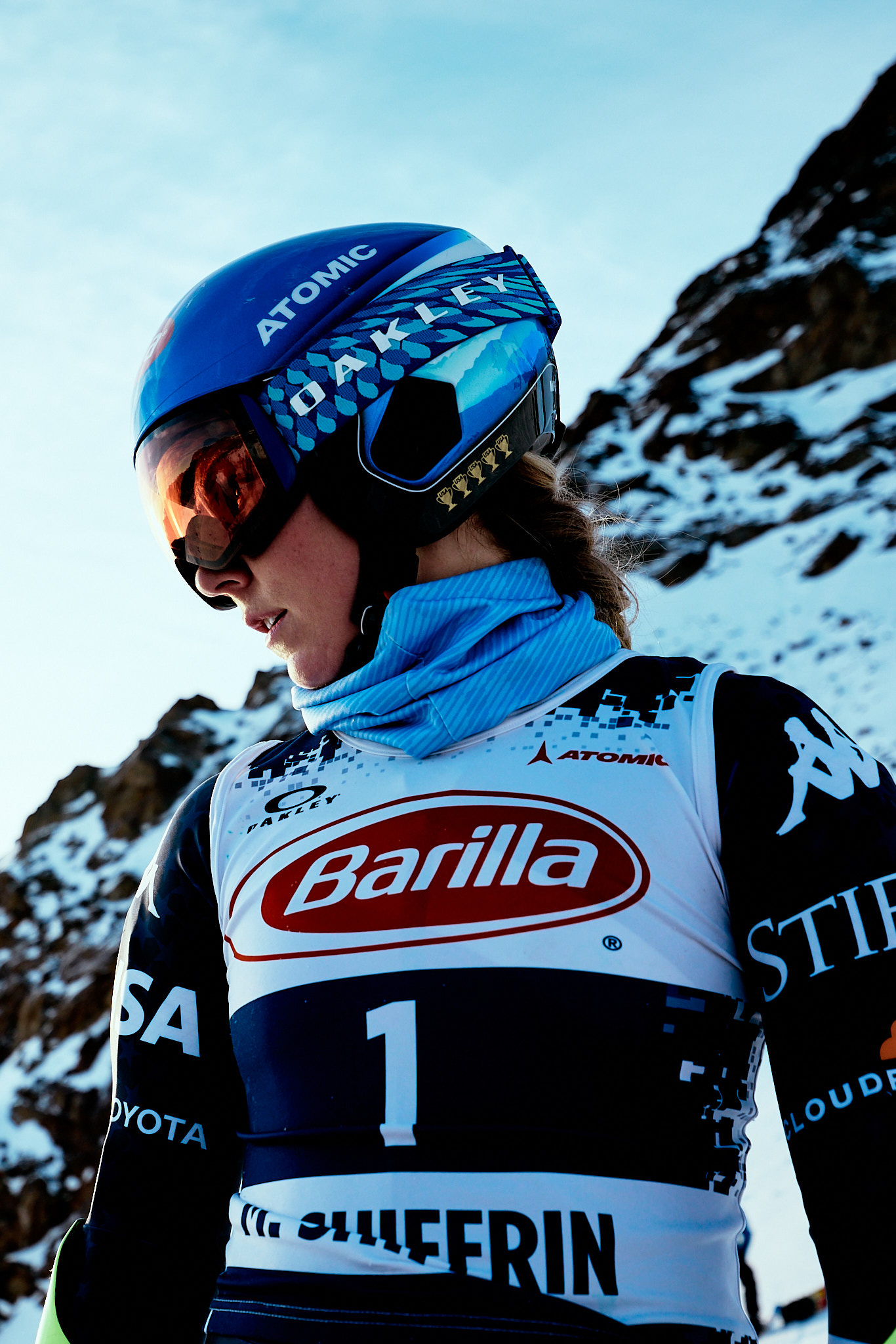 max hall for OAKLEY featuring Mikaela Shiffrin 