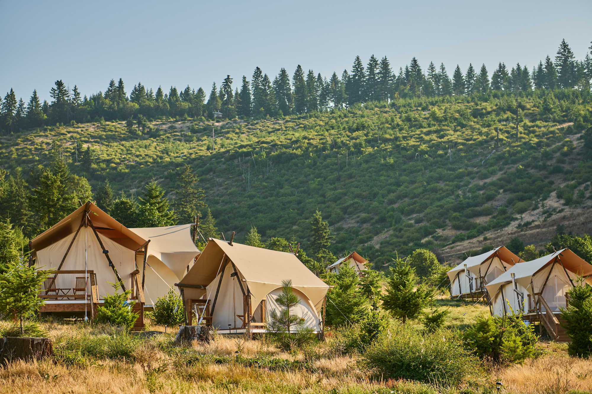 commercial lifestyle food and beverage photographer sarah flotard for under canvas outdoor elevated living and glamping in the pacific northwest mount hood 