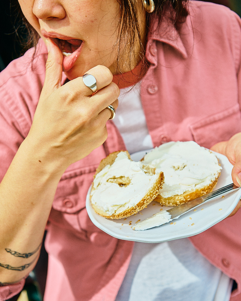 Best Food Photographer in the Country, cheesy bagel